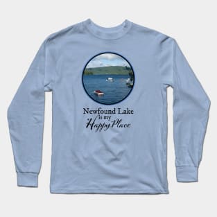 Newfound Lake is my Happy Place Long Sleeve T-Shirt